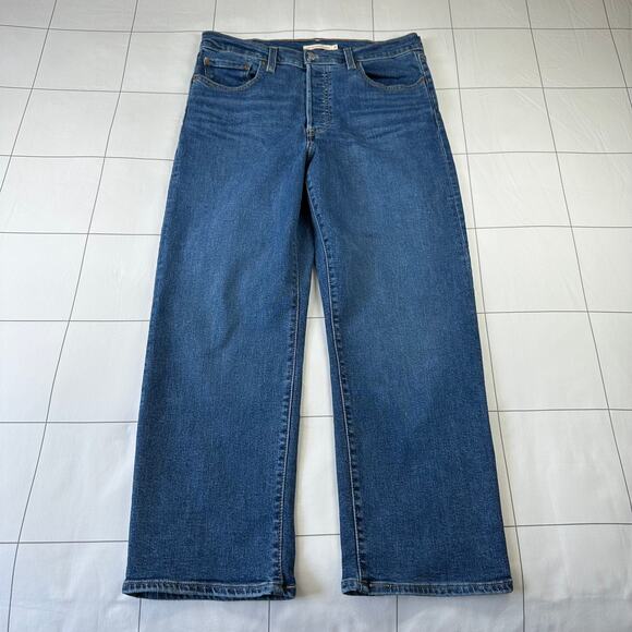 Levi's Blue Straight Leg Women's Jeans - Picture 1 of 14